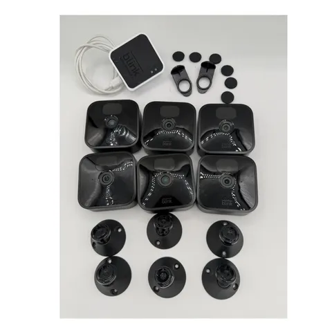 Blink Outdoor Wireless 6-Camera System Sync Module 2 Wi-Fi Indoor/Outdoor Black