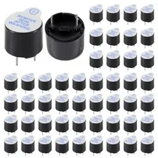 50PCS 5V Active Buzzer 2 Terminals ,Magnetic Electronic Continous Long Beep T...