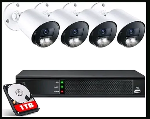 ZOSI Wired Indoor/Outdoor 8 Camera Security Camera System