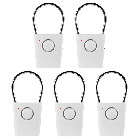 1~5PCS Door Handle Alarm 120dB Door Security Alarm Touch Sensor Anti-Theft Alarm