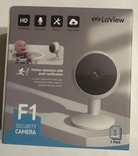 LaView HD Mini Wi-Fi Security Camera Night Vision LV-PWF1 New Sealed