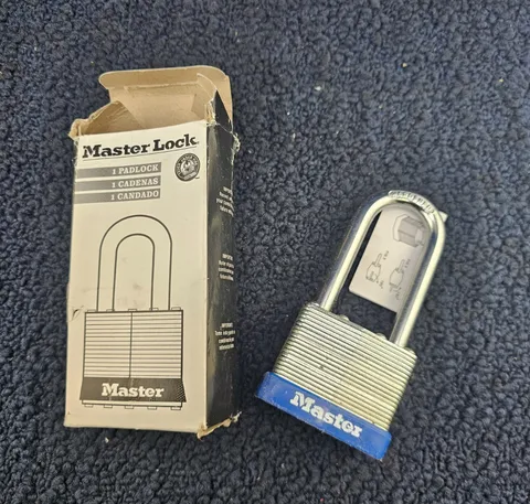 MASTER LOCK 179LH: Combination Padlock 2in Rectangle Silver 33RL35