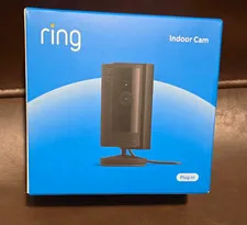 Ring Indoor Cam 1080p Wi-Fi Plug-In Indoor IP Security Camera, Black