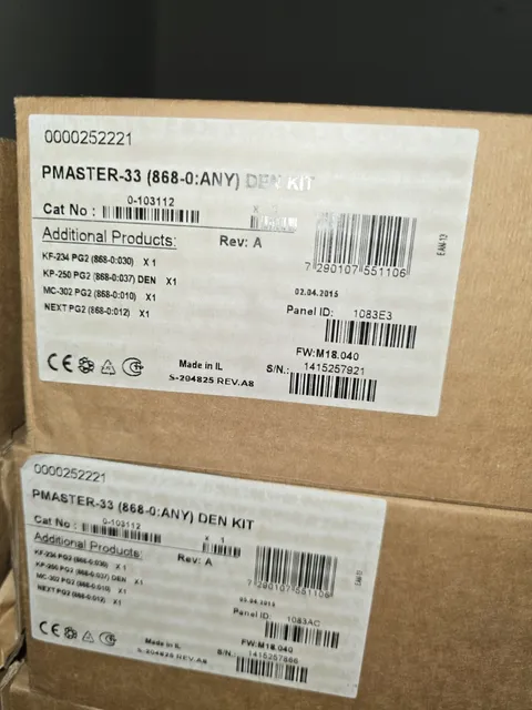 2 x Visonic Powermaster PMASTER-33 868-0:ANY DEN Kit Alarm Control Sys NEW 