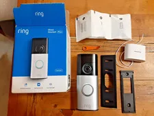 Ring Wired Video Doorbell Plus 2nd Gen, 2K Retinal Vision, 3D Motion Detection