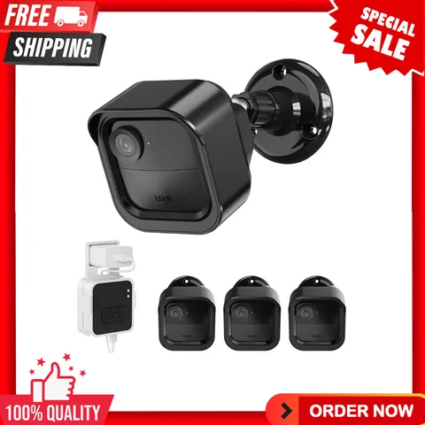 3 Pack All New Blink Outdoor & Indoor Wireless Home Security Camera System Mount