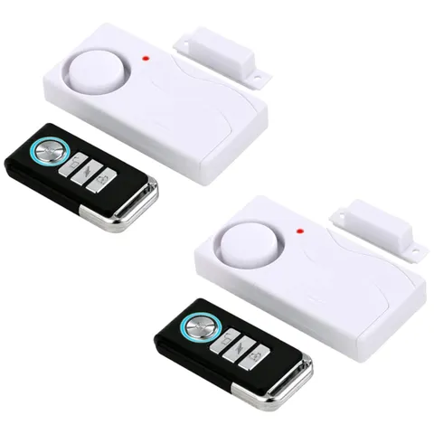 Easy Install Door Alarms for Home Security 2 Pack