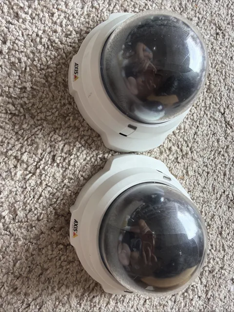 Axis M3024-LVE Indoor/Outdoor Netowork Security Camera System - White, Pack of 2
