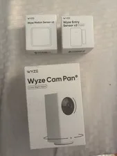 Wyze Home Security Camera Bundle Includes Cam Pan And Sensors