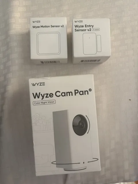 Wyze Home Security Camera Bundle Includes Cam Pan And Sensors