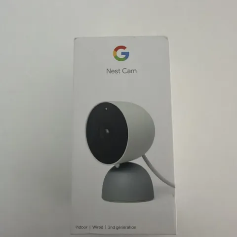 Google Nest Cam Indoor Wired 2nd Gen Fog Security Camera Complete in Box