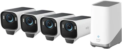 Eufy Security Eufycam S3 Pro 4-Cam Kit, Solar Camera Outdoor Wireless, Maxcolor