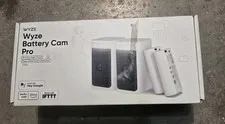 Wyze Battery Cam Pro 2-Pack, Wireless Indoor/Outdoor Home Security Camera, 2k HD