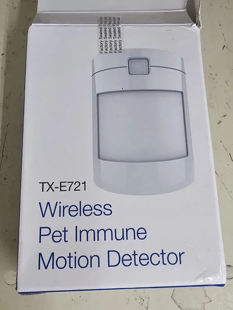 TX-E721 Wireless Pet-Immune Motion Detector White
