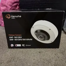 Hanwha XNF-9013RV X-Series 12MP Sensor AI IR Fisheye Camera
