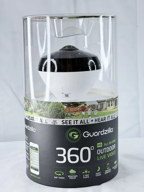Guardzilla 360 Outdoor HD Panoramic Security Camera GO360 WiFi Night Vision