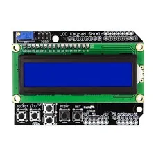 ShillehTek LCD1602 16x2 Keypad Shield – Blue Backlight LCD Display, Pre-Solde...