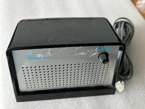 ITT ORATOR Phone-Intercom Amplified Speaker Box 010700-00A BLACK USED