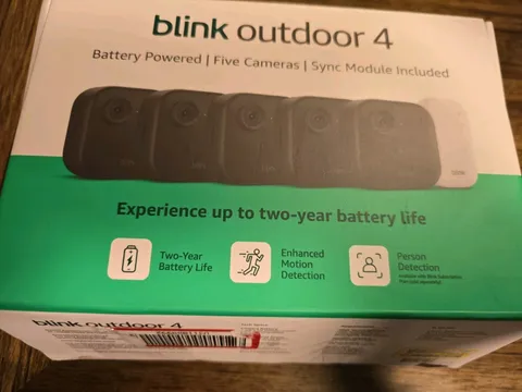 Blink Outdoor 4 Wireless HD Smart 1080p Security Camera - 5 Camera System