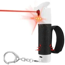 PAPASAFETY Personal Safety Alarm with Wrist Strap – Pepper Gel Spray with Rep...