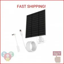 Solar Panels for Ring Camera Outdoor (New Generation) 5W 5V Solar Panel Charger