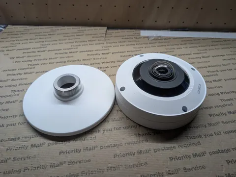 WiseNet used XNF-9010RV 12mp Fisheye IP Cam w/mnt   Hanwha Techwin *camera only*