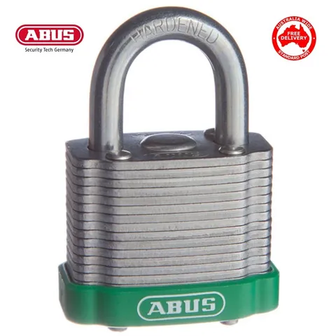 ABUS 41/40  Ecolution Laminated Steel 40mm Bodied Padlock-4140EC -FREE POST