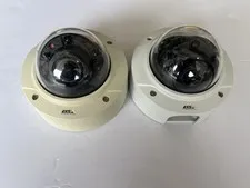 LOT OF 2 AXIS P3225-LVE MKII 0955-001 Network Dome Security Camera FOR PARTS