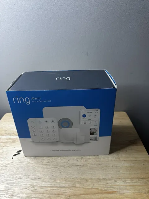 Ring Alarm 5-Piece Home Security Kit White Read Description