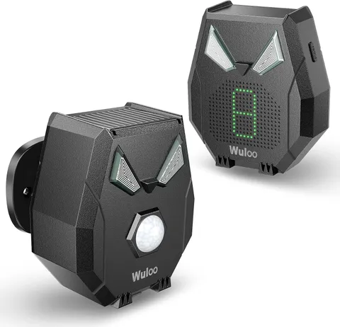 Solar Driveway Alarm Wireless outside Weatherproof 1/2 Mile Long Range, Outdoor