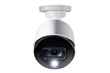 5MP Super HD Weatherproof Indoor/Outdoor Add-On Analog Bullet w/Warning Light...