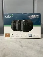 +Arlo Pro 5S 2K 3 Wire-Free Spotlight Security Cameras - New Sealed - Black