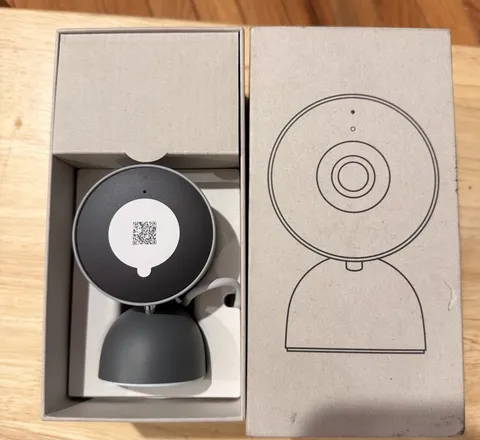 Google - Nest Cam Indoor (wired, 3rd gen) - Latest Model - 2K Video and Gemin...