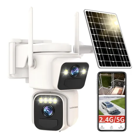 Camaras De Seguridad Wifi Inalambricas 1080P Con Sensor Movimiento Para Exterior