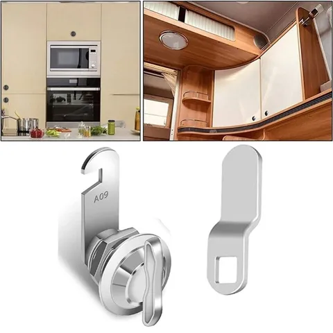 Cam Lock Furniture Lock Kit For Cabinet Boxes Home Security Parts Safe Latch