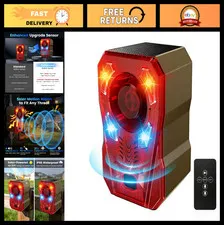 Upgraded Solar Motion Sensor Alarm - Outdoor Security with Radar & IR Detection