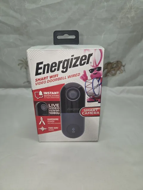 Energizer Connect - Smart Video Doorbell (EOD1-1002-SIL) - 1080p - Two Way Audio