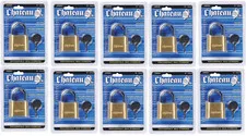 2” Heavy-Duty 4-Wheeled Combination Padlock ( Resettable ) 10 Pack