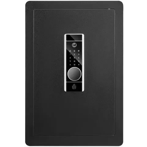 2.2 Cu. Ft. Home Safe Steel with Fingerprint, Digital Keypad, 2 Keys, Fireproof