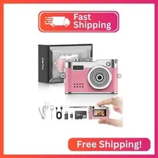 HOTU Mini Digital Camera, Keychain Camera 1080P HD with 2MP Lens, Flash, Video R