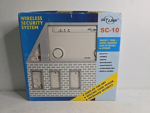 Wireless Security Alarm System w/ Control Panel, 4-Zone System, **NEW**