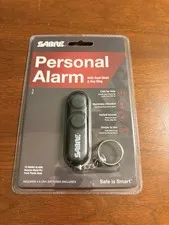 SABRE PA-01 Personal Panic Alarm 120 dB Dual Siren Keyring Black