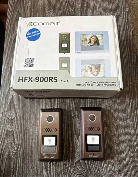 Comelit HFX-900RS 7in Touch Screen Video Intercom Kit w/ Recording Bronze