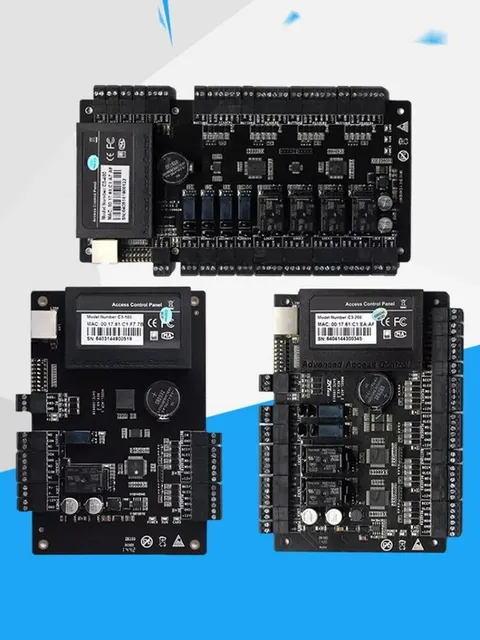 ZKTeco C3-100 C3-200 C3-400 1 to 4 Doors Access Control Board Door Access System