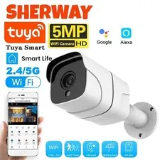Tuya 5G Wifi Camera Outdoor 5MP Home Security Camera Motion Detect Surveillance