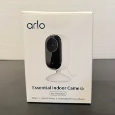 Arlo Essential Indoor Camera (2nd Gen) 1080p Wi-Fi/Wired Motion Night 2-Way