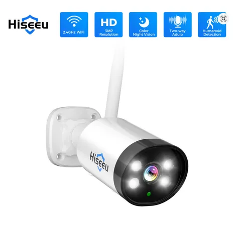 Hiseeu 3MP Wireless IP Camera Outdoor Waterproof CCTV WiFi Surveillance Security