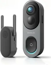 5MP Doorbell Camera Wireless 180 Head-to-Toe View 32GB SD Card