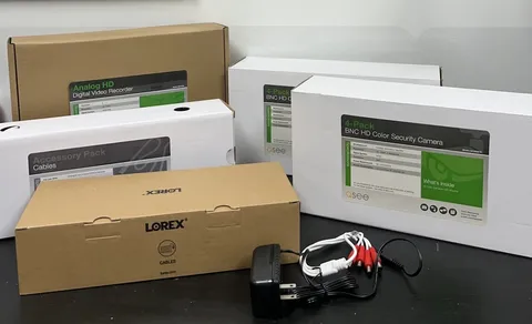 NEW Q-SEE QC918 DVR 8 Channel Analog HD 1080P Camera System - DVR + 8-Camera Set