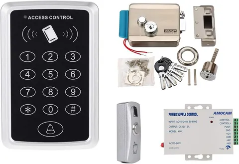 Door Access Control System, Password Keypad + Electric Lock + Power Supply Contr